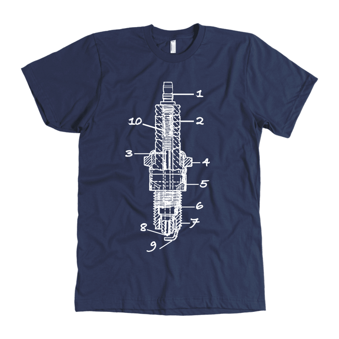 T&D Illustration Series- Sparkplug Premium (American Apparel)Multiple Colors