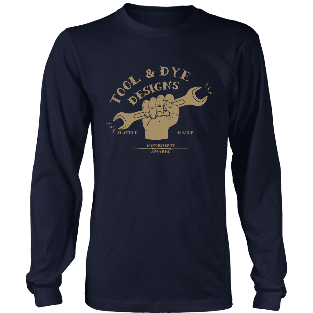 Tool and Dye Wrench Hand Long Sleeve T-shirt unisex