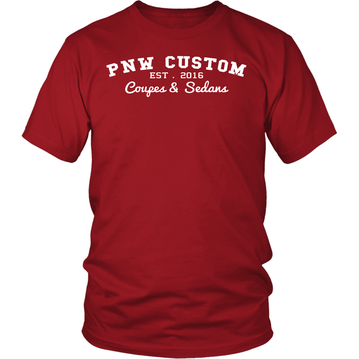 PNW Custom Coupes and Sedans Logo shirt