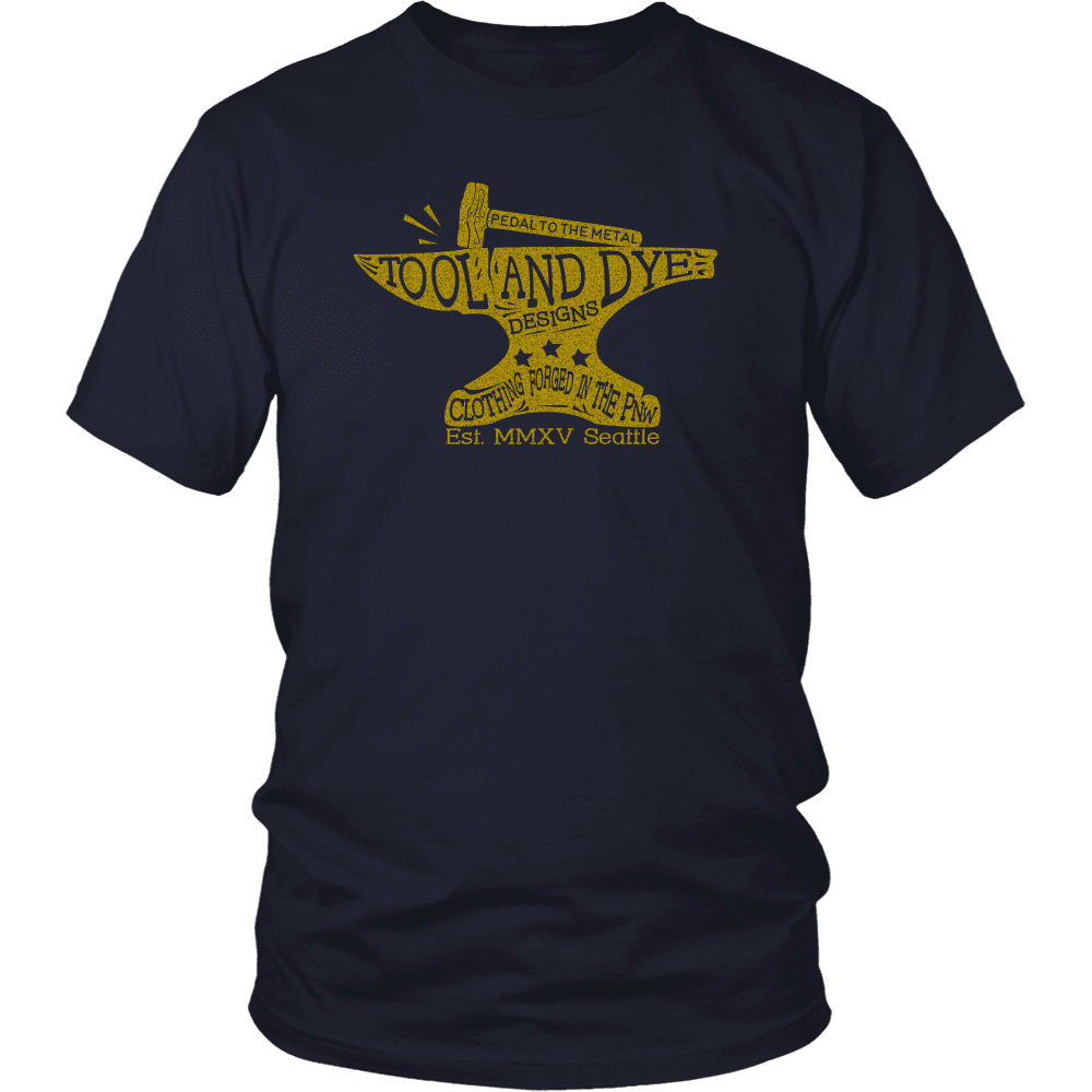 Pedal to the Metal Mens (unisex) T-shirt (short and long sleeve)