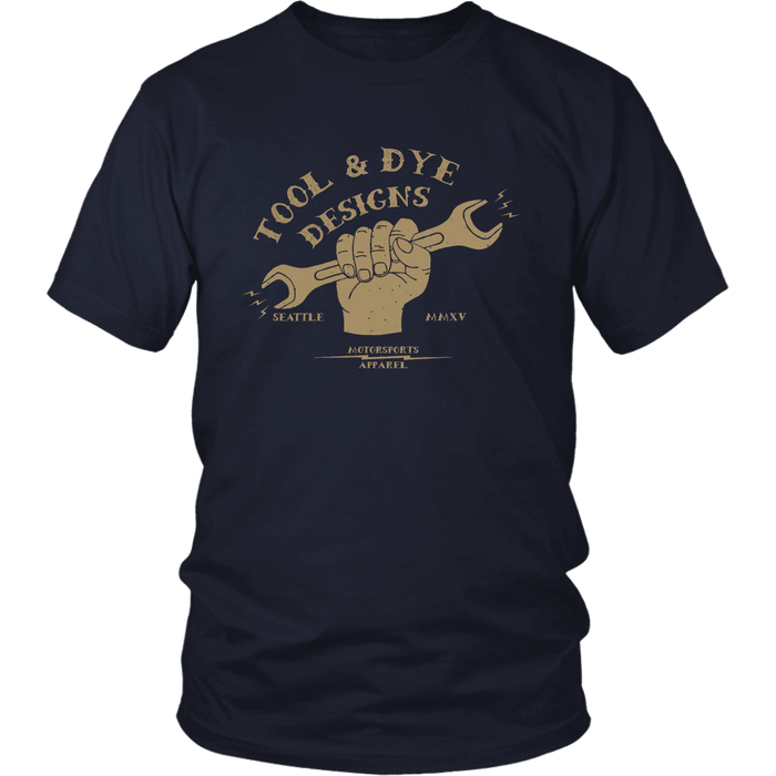 Tool and Dye Wrench Hand Mens T-shirt