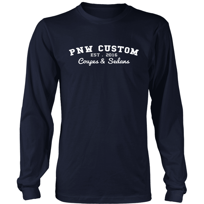 PNW Custom Coupes and Sedans Logo shirt