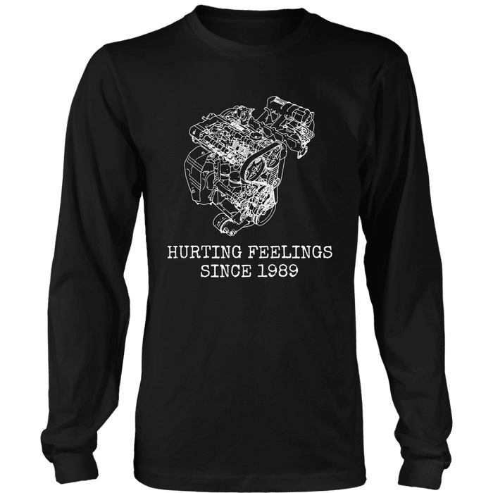 DSM 4G63 Hurting Feelings Since 1989 T-shirt Long Sleeve Mens (unisex)