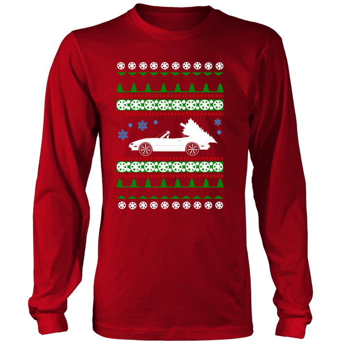 Mazda Miata Ugly Christmas Sweater Sweatshirt sweatshirt