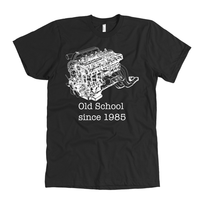 Nissan RB20 Skyline Engine Old School Mens (unisex) T-shirt