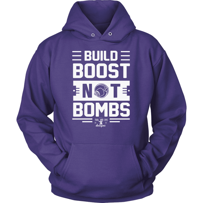 PNW Coupes and Sedans Admin Boost Hoodie Purple and Gray