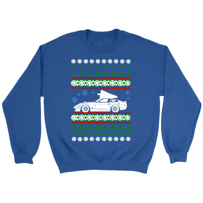 Datsun 280ZX Ugly Christmas Sweater Hoodie and long sleeve t-shirt sweatshirt