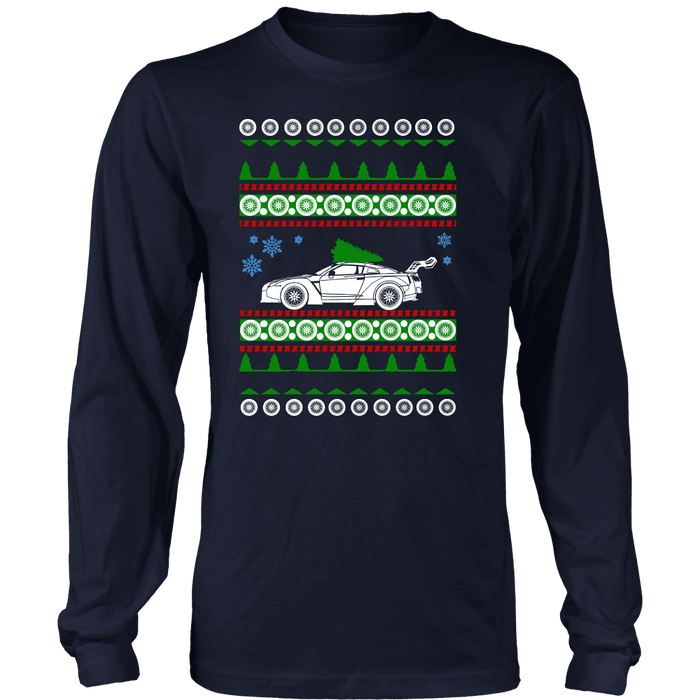 Nissan R35 GTR widebody Ugly Christmas Sweater, hoodie and long sleeve t-shirt sweatshirt