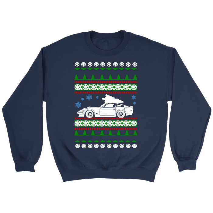 Datsun 280ZX Ugly Christmas Sweater Hoodie and long sleeve t-shirt sweatshirt