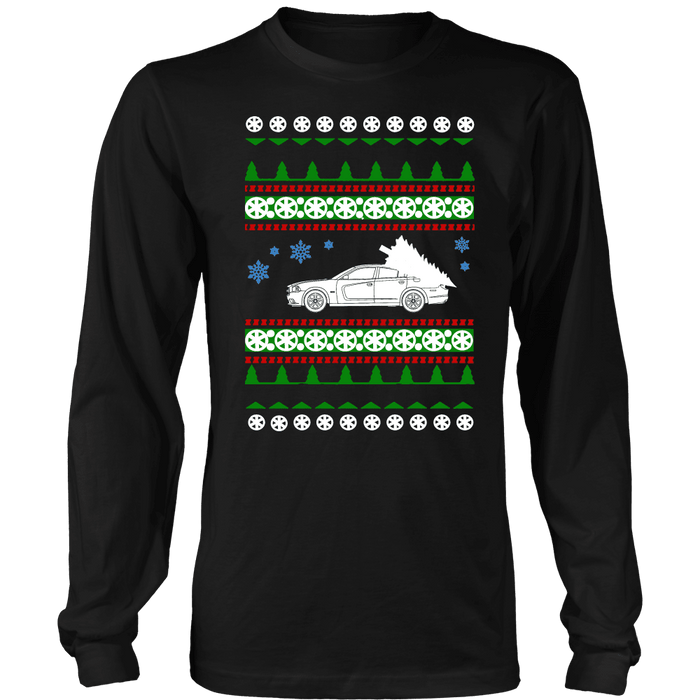 american car or truck like a  Charger SRT Hellcat Ugly christmas sweater, hoodie and long sleeve t-shirt sweatshirt