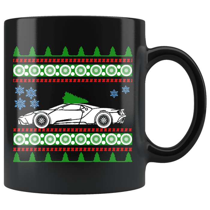 2017 Ford Mustang GT Ugly Christmas Sweater Mug