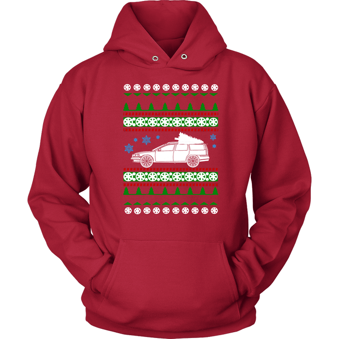 Swedish Car like a V70R Ugly Christmas Sweater hoodie and long sleeve t-shirt XC70 sweatshirt