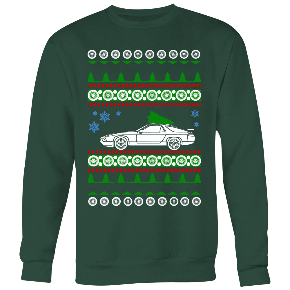 porsche 928 ugly christmas sweater