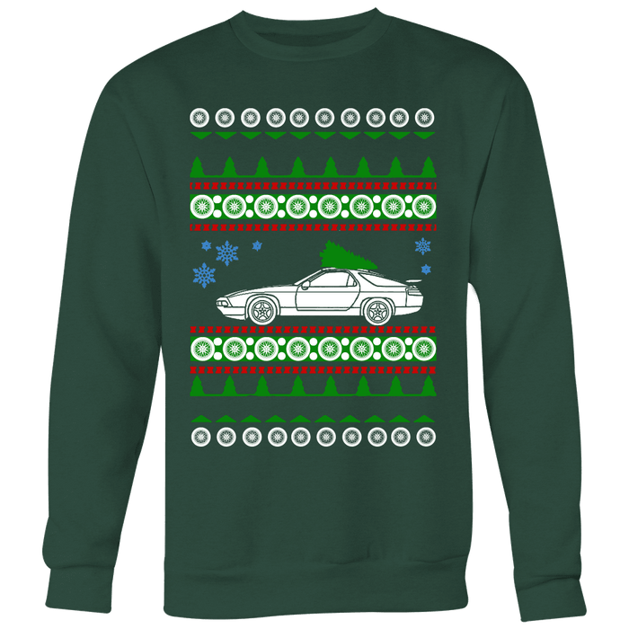 porsche 928 ugly christmas sweater