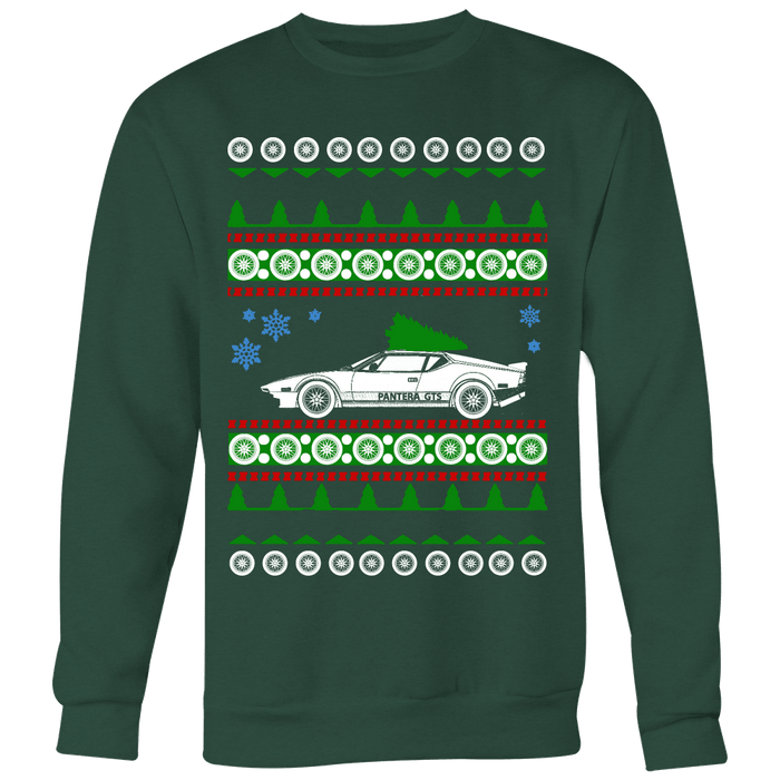 Pantera DeTomaso GTS Ugly Christmas Sweater, hoodie and long sleeve t-shirt sweatshirt