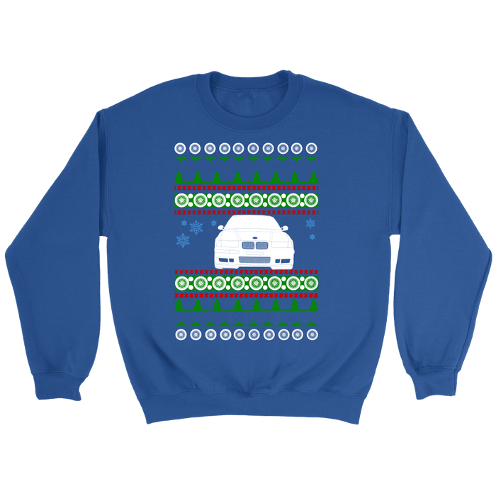 BMW E36 M3 front Ugly Christmas Sweater, hoodie and long sleeve t-shirt sweatshirt