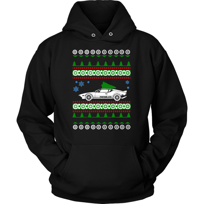 Pantera DeTomaso GTS Ugly Christmas Sweater, hoodie and long sleeve t-shirt sweatshirt