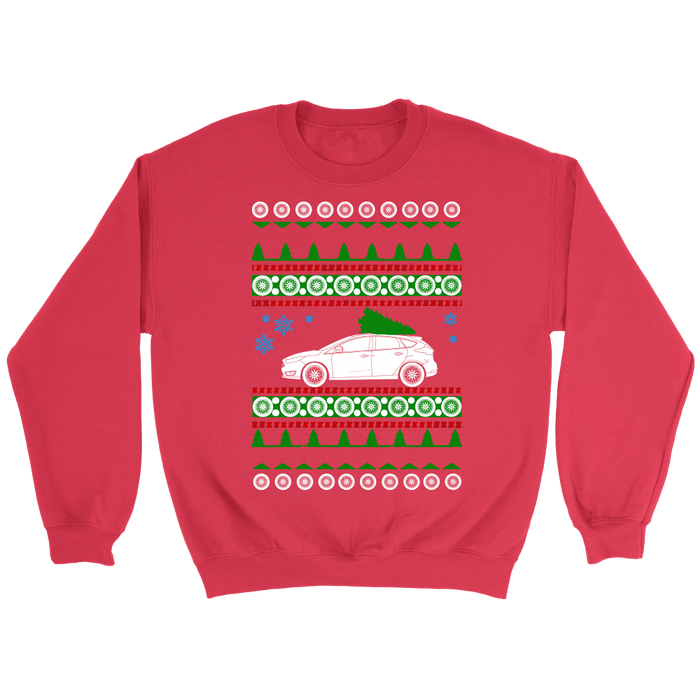 Ford Focus ST ugly christmas sweater, hoodie and long sleeve t-shirt sweatshirt