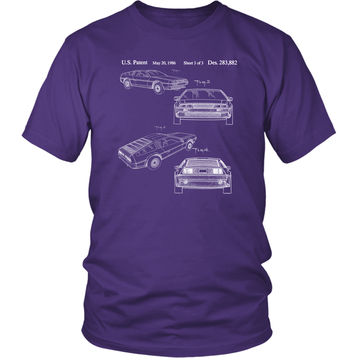 Delorean Patent Design DMC-12 sweatshirt