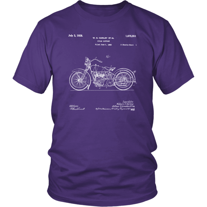 Motorcycle Patent Design- Gift for motorcyle rider sweatshirt