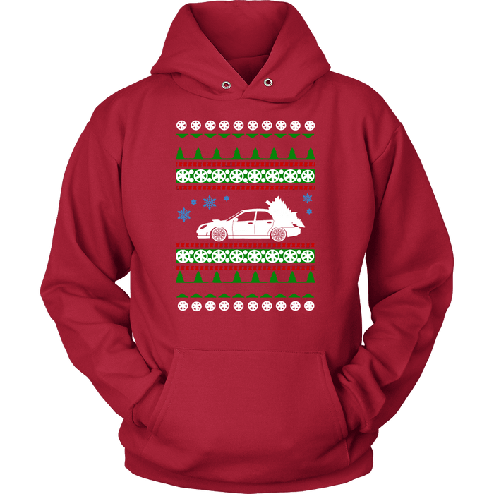 Japanese Car WRX STI Hawkeye Ugly Christmas Sweater, hoodie and long sleeve t-shirt sweatshirt