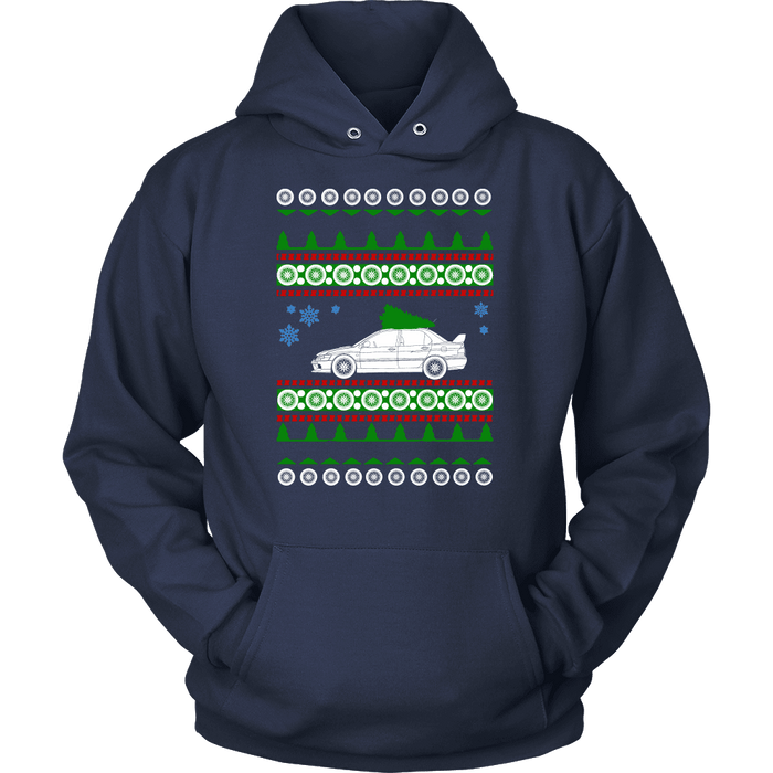 Lancer Evo 8 9 Ugly Christmas Sweater new, hoodie and long sleeve t-shirt sweatshirt