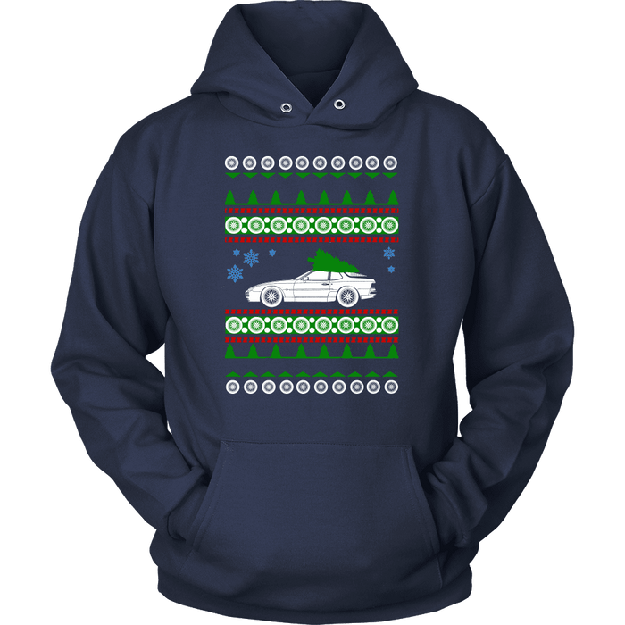 German Car Porsche style 944 951 Turbo Ugly Christmas Sweater Hoodie and Long Sleeve T-shirt sweatshirt