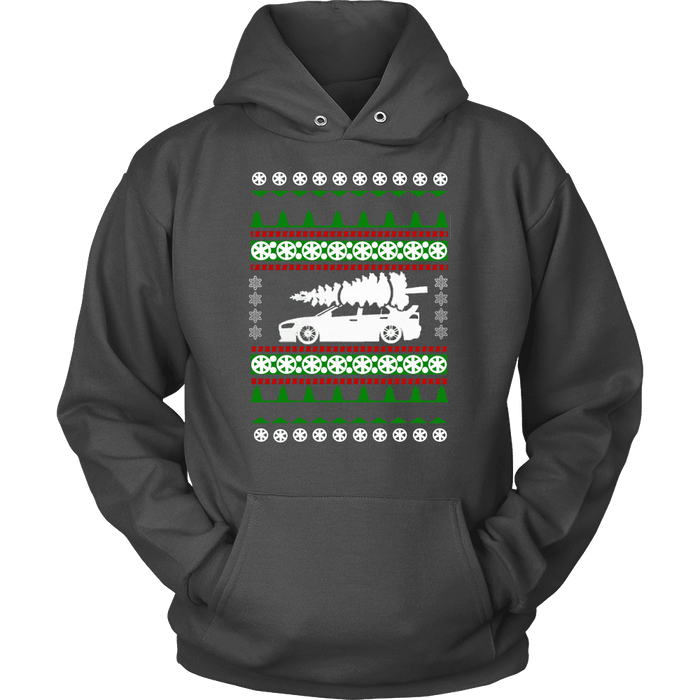 Mitsubishi lancer Evo X 10 ugly christmas hoodie