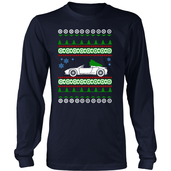 Electric Car Tesla Roadster ugly christmas sweater, hoodie and long sleeve t-shirt sweatshirt