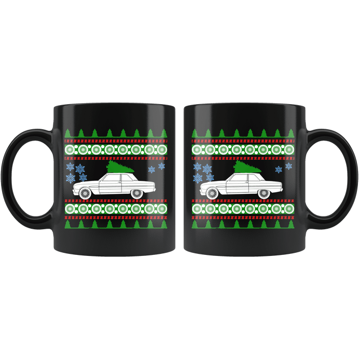 1963 Ford Falcon Christmas Sweater Mug