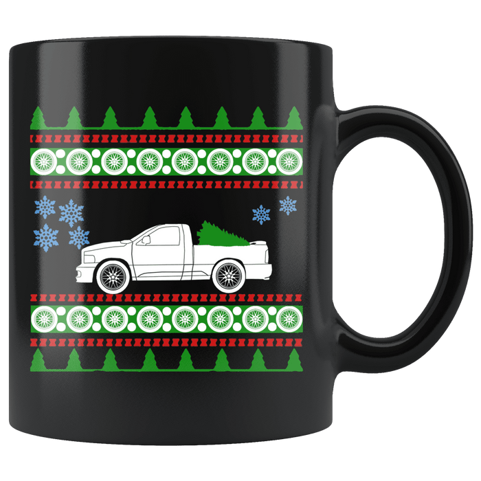 truck like aRam SRT10 Viper Truck Ugly Christmas Sweater Mug