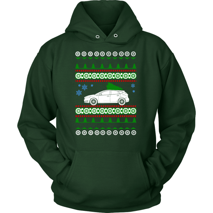 Ford Focus ST ugly christmas sweater, hoodie and long sleeve t-shirt sweatshirt