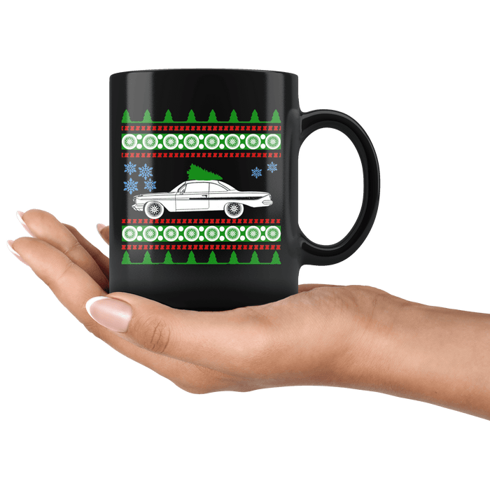 1961 Chevy Impala Christmas Sweater Mug