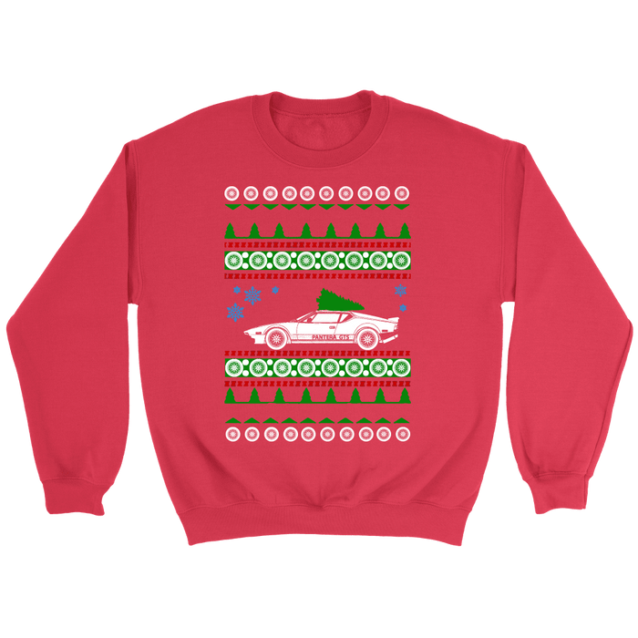 Pantera DeTomaso GTS Ugly Christmas Sweater, hoodie and long sleeve t-shirt sweatshirt