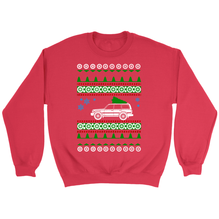 Toyota Land Cruiser 80 ugly christmas sweater sweatshirt