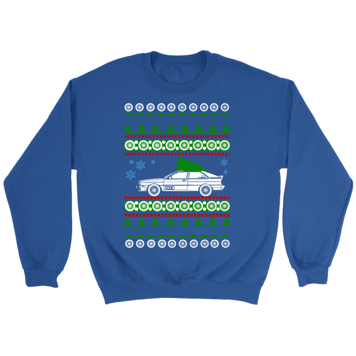 German car Audi UR Quattro Ugly Christmas Sweater, hoodie and long sleeve t-shirt sweatshirt