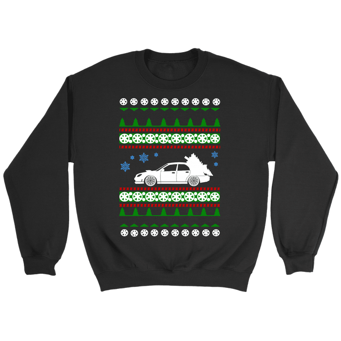 Japanese Car WRX STI Hawkeye Ugly Christmas Sweater, hoodie and long sleeve t-shirt sweatshirt