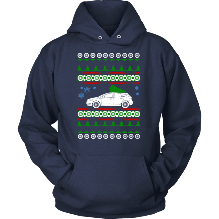 Ford Focus ST ugly christmas sweater, hoodie and long sleeve t-shirt sweatshirt