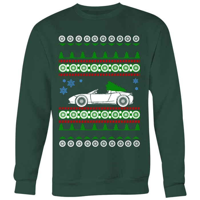 Electric Car Tesla Roadster ugly christmas sweater, hoodie and long sleeve t-shirt sweatshirt