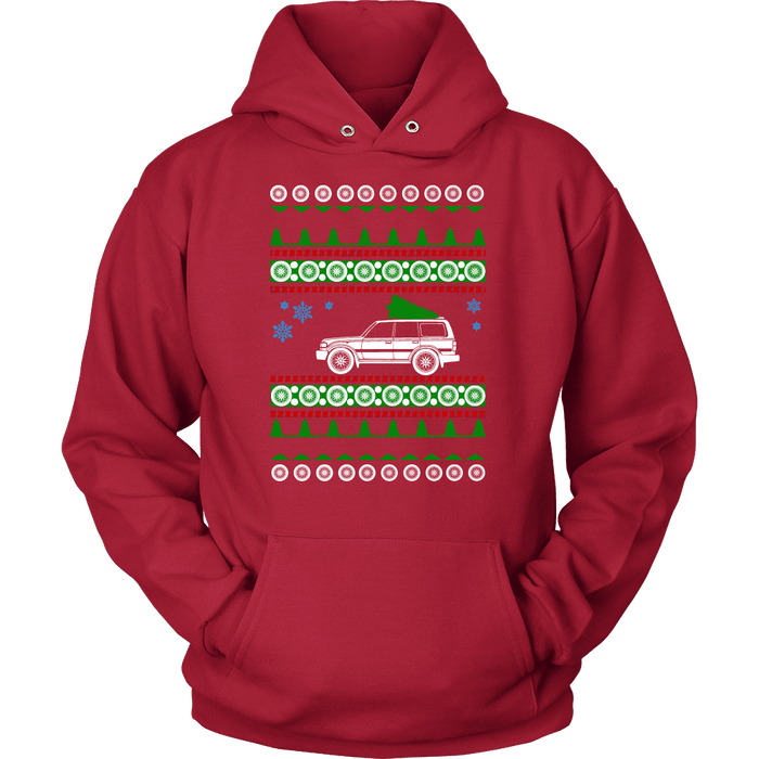 Toyota Land Cruiser 80 ugly christmas sweater sweatshirt