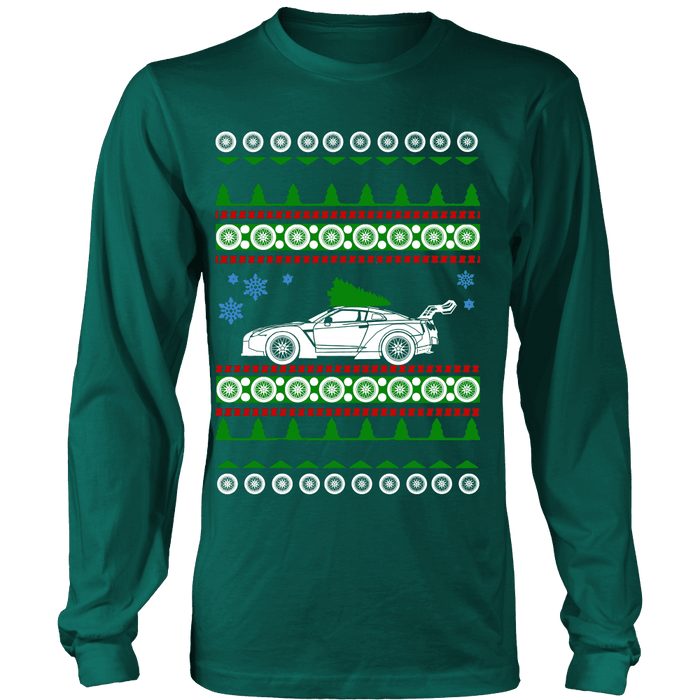 Nissan R35 GTR widebody Ugly Christmas Sweater, hoodie and long sleeve t-shirt sweatshirt