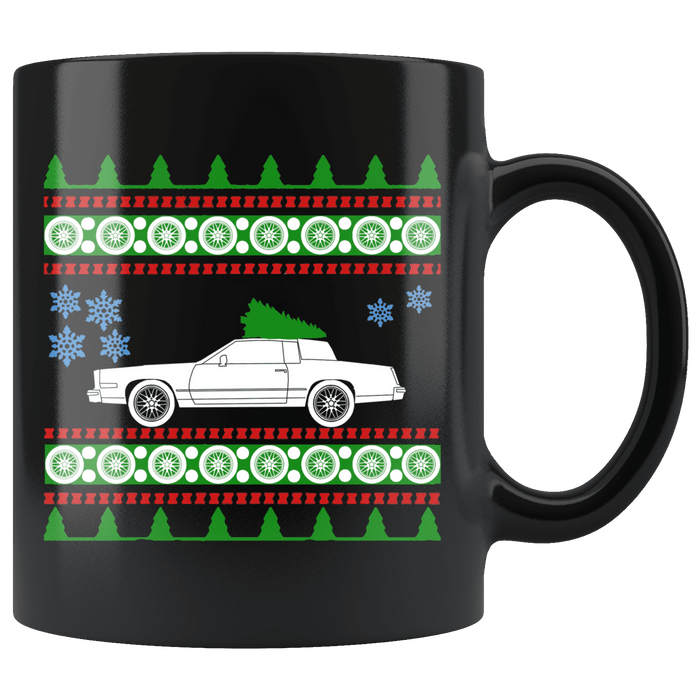 1979 Cadilac El Dorado Christmas Sweater Mug